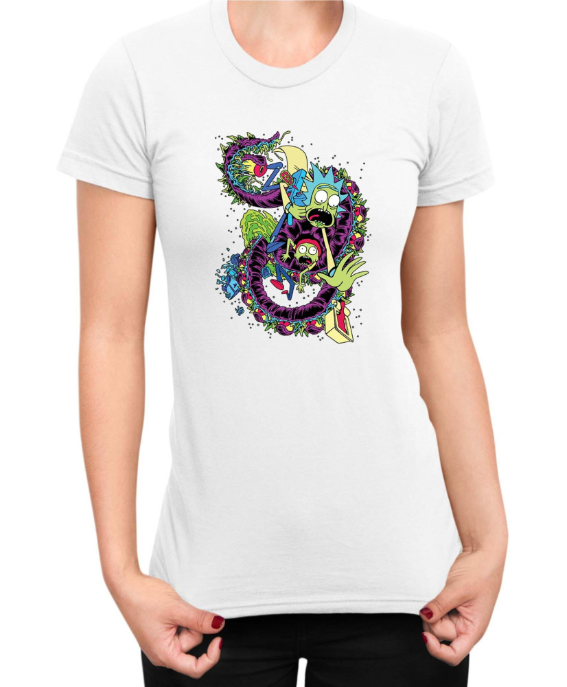 Дамска Тениска Rick And Morty Psychedelic