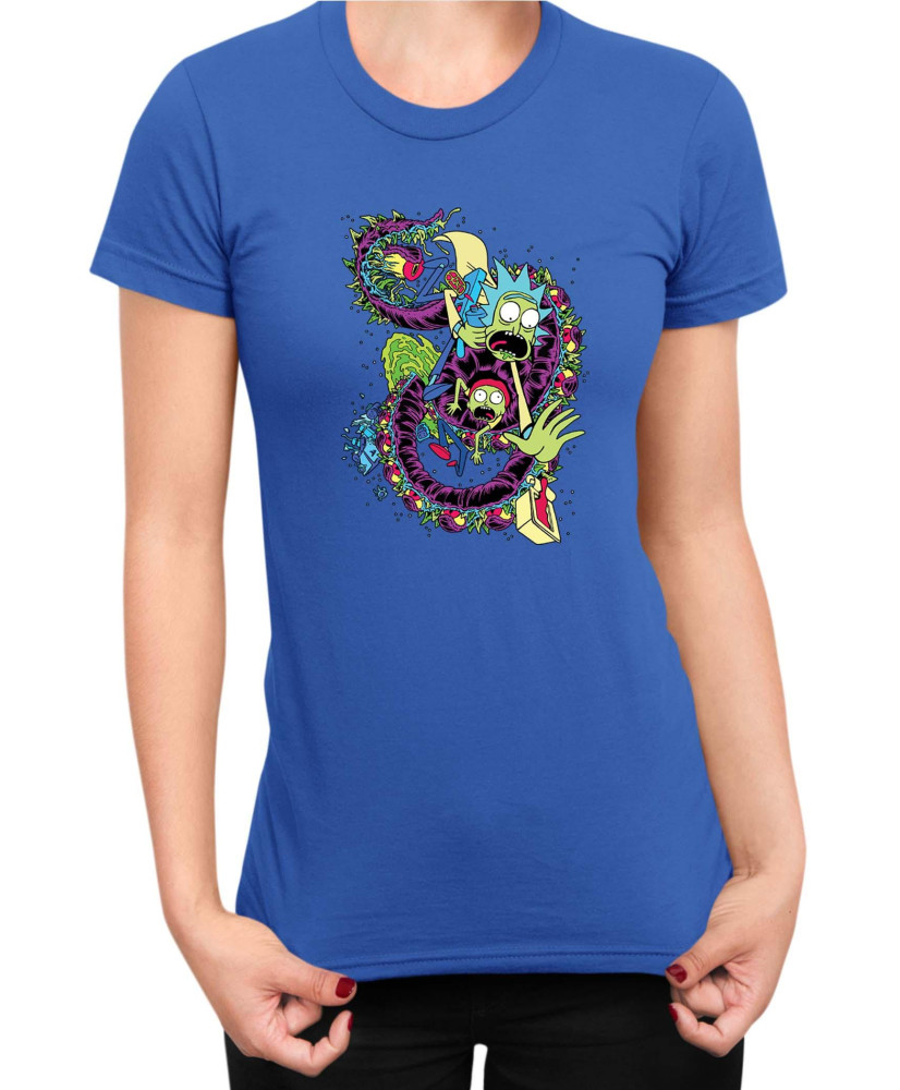 Дамска Тениска Rick And Morty Psychedelic