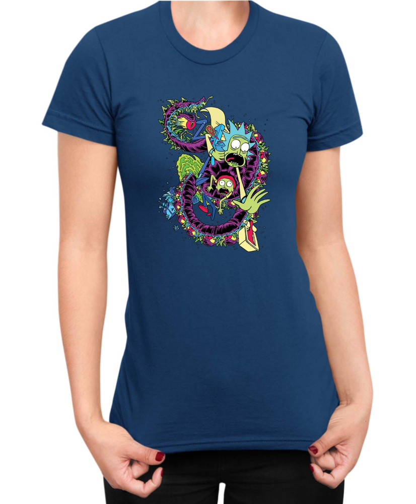 Дамска Тениска Rick And Morty Psychedelic Дамска Тениска Rick And Morty Psychedelic