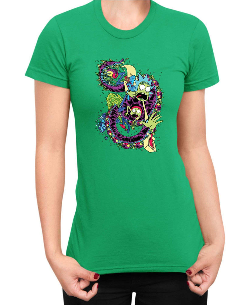 Дамска Тениска Rick And Morty Psychedelic