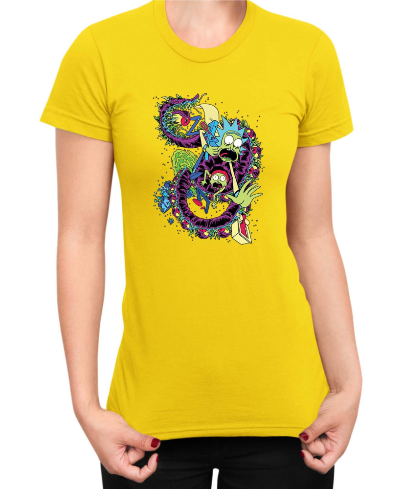 Дамска Тениска Rick And Morty Psychedelic