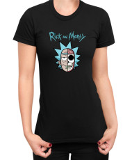 Дамска Тениска Rick And Morty Skull