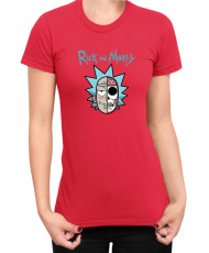 Дамска Тениска Rick And Morty Skull
