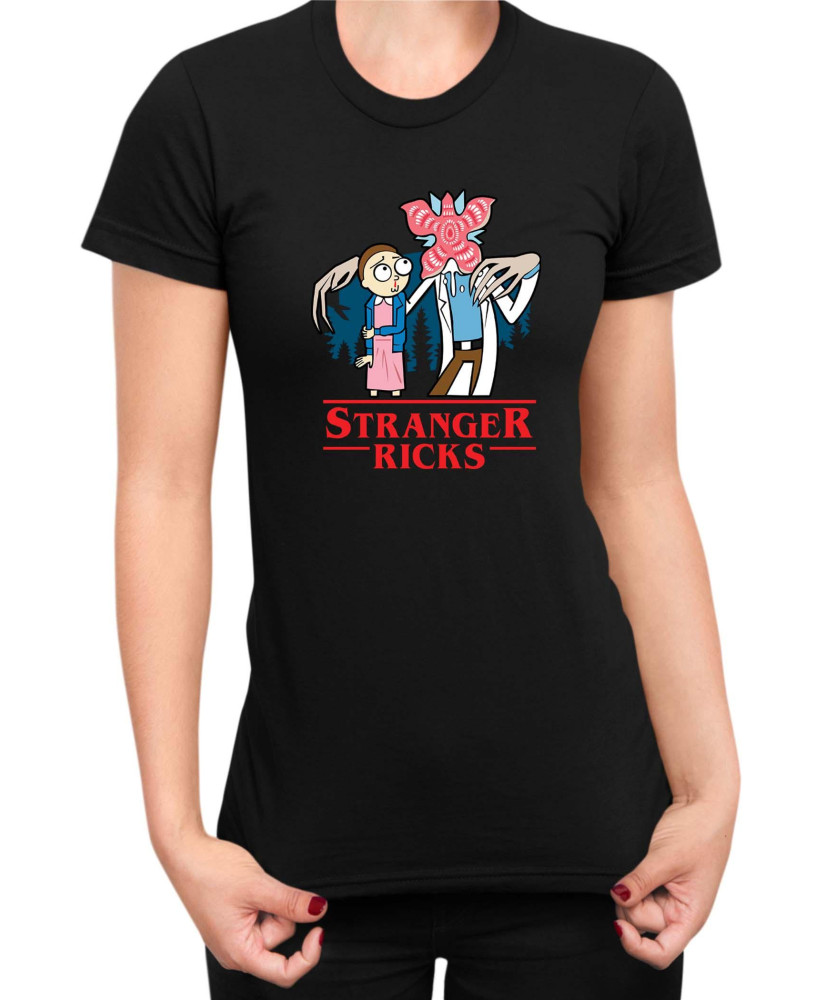 Дамска Тениска Rick And Morty Stranger Ricks Дамска Тениска Rick And Morty Stranger Ricks