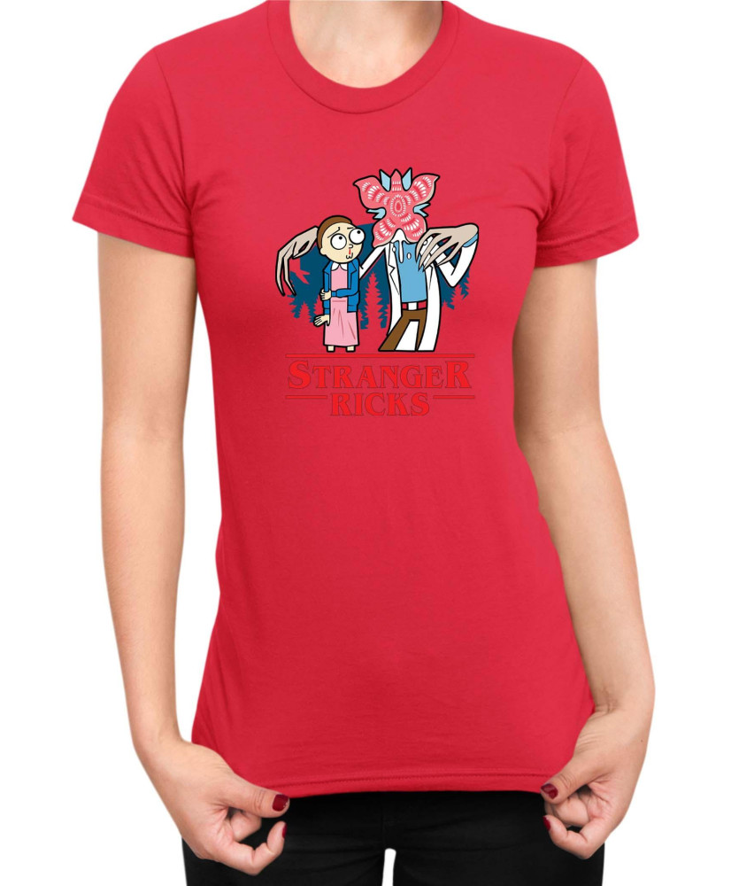 Дамска Тениска Rick And Morty Stranger Ricks