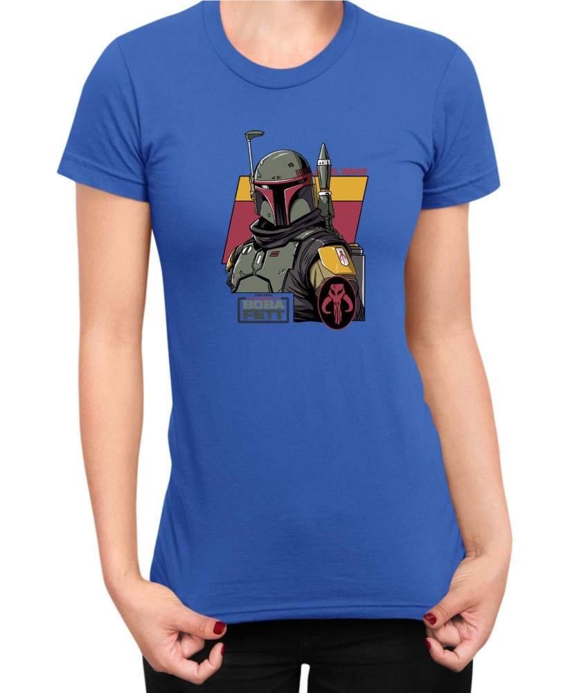Дамска Тениска Star Wars Boba Fett Book Дамска Тениска Star Wars Boba Fett Book