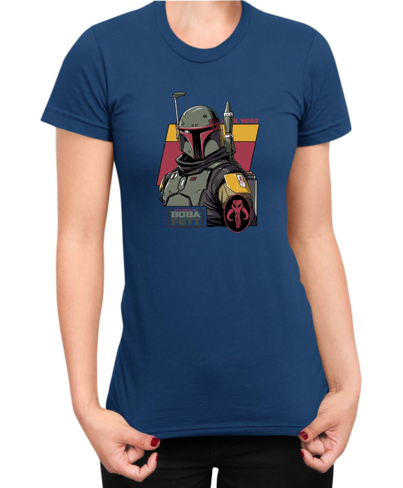Дамска Тениска Star Wars Boba Fett Book Дамска Тениска Star Wars Boba Fett Book