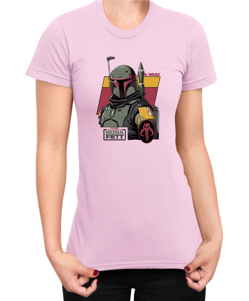 Дамска Тениска Star Wars Boba Fett Book Дамска Тениска Star Wars Boba Fett Book