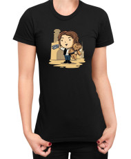 Дамска Тениска Star Wars Cute Han Solo Chewbaka