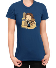 Дамска Тениска Star Wars Cute Han Solo Chewbaka