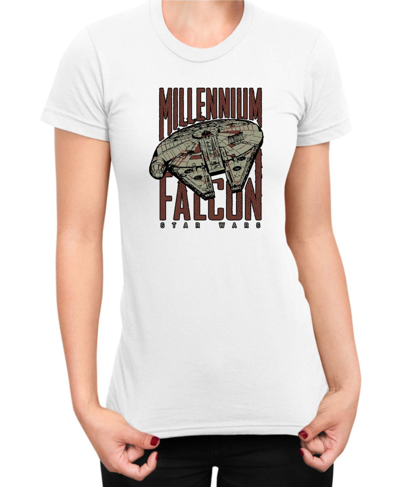 Дамска Тениска Star Wars Millenium Falcon Дамска Тениска Star Wars Millenium Falcon