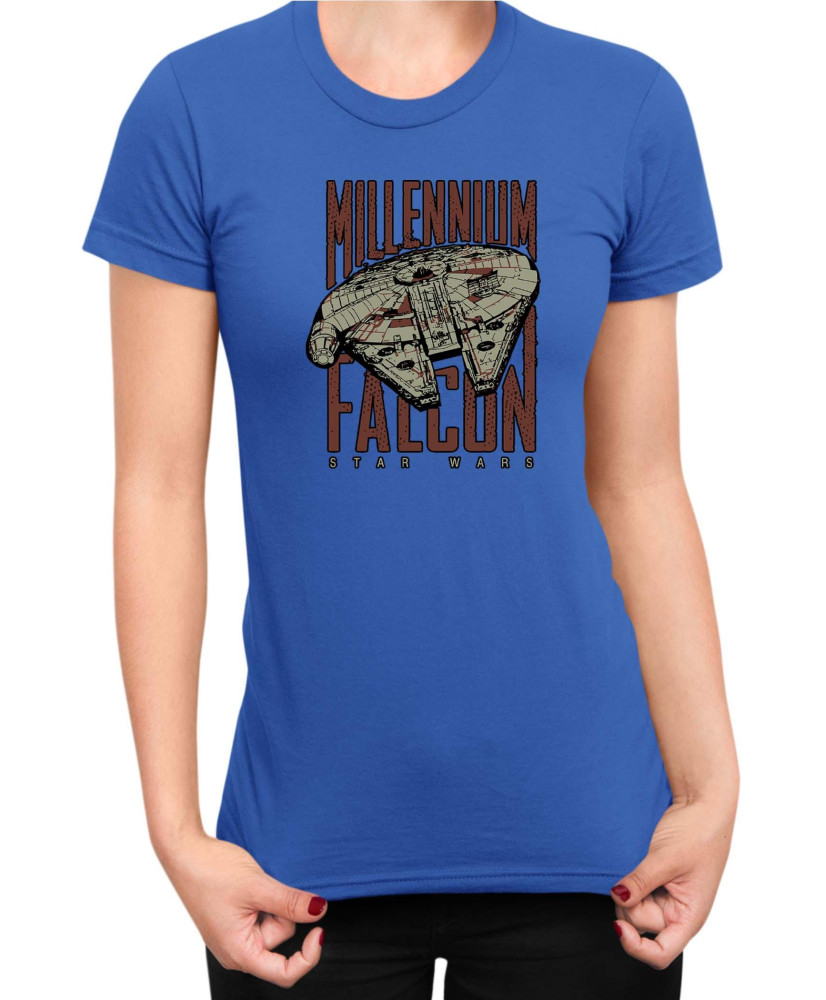 Дамска Тениска Star Wars Millenium Falcon Дамска Тениска Star Wars Millenium Falcon