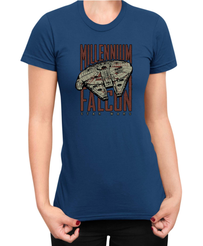 Дамска Тениска Star Wars Millenium Falcon Дамска Тениска Star Wars Millenium Falcon