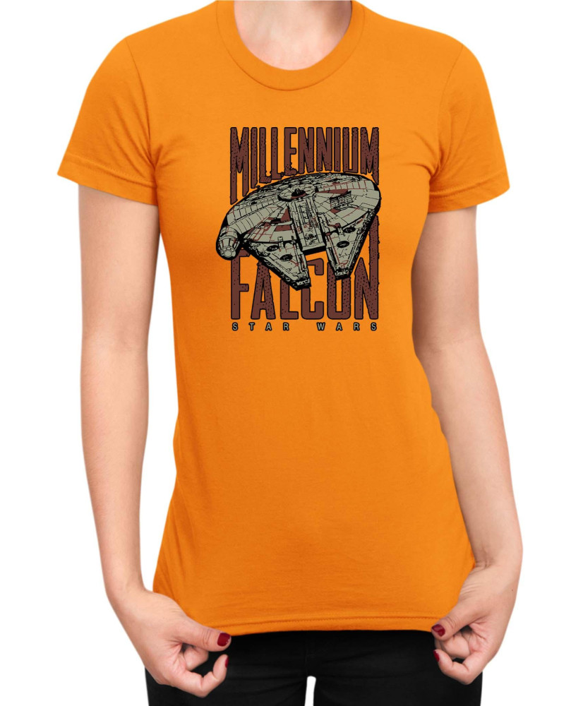 Дамска Тениска Star Wars Millenium Falcon Дамска Тениска Star Wars Millenium Falcon