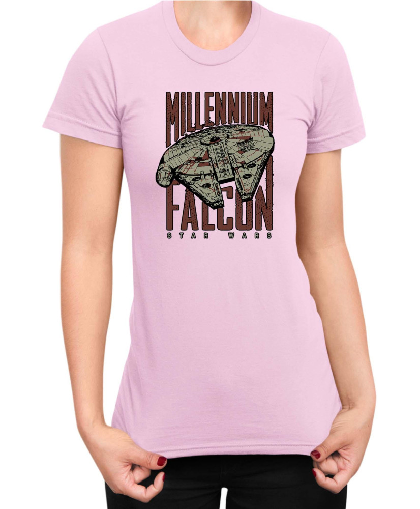 Дамска Тениска Star Wars Millenium Falcon Дамска Тениска Star Wars Millenium Falcon