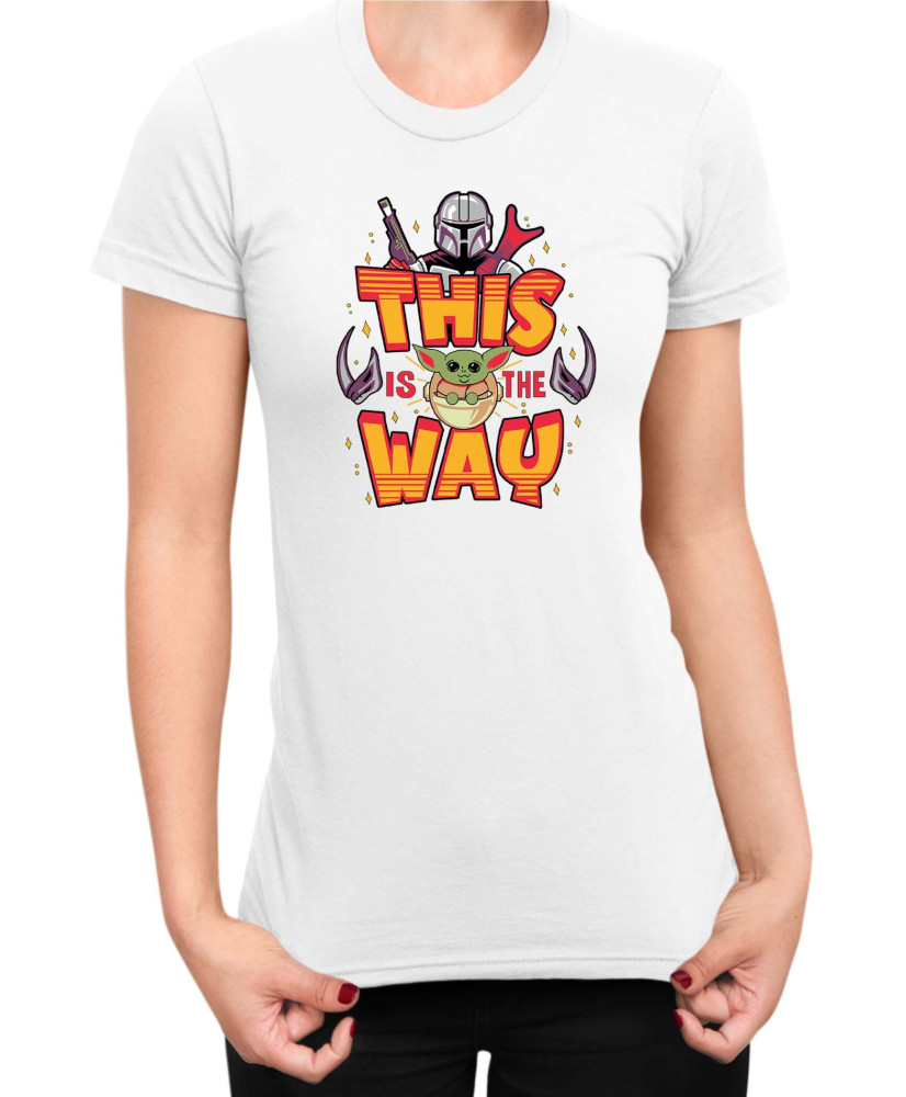 Дамска Тениска Star Wars The Mandalorian Дамска Тениска Star Wars The Mandalorian