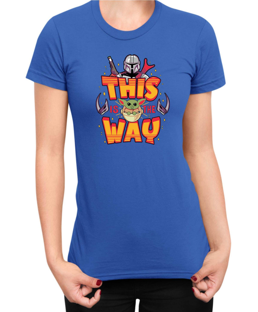 Дамска Тениска Star Wars The Mandalorian Дамска Тениска Star Wars The Mandalorian
