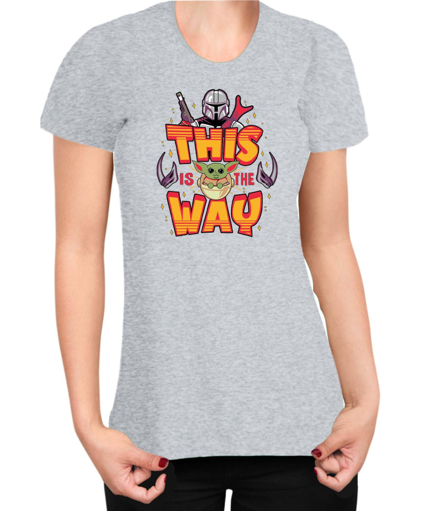 Дамска Тениска Star Wars The Mandalorian Дамска Тениска Star Wars The Mandalorian