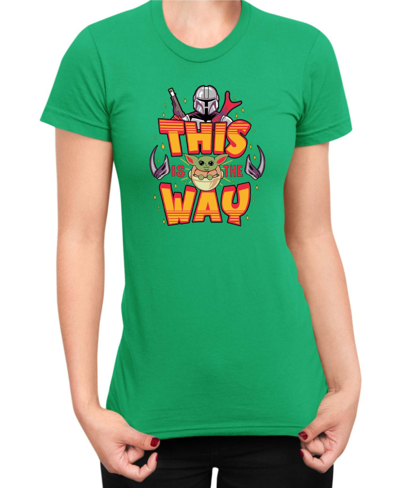 Дамска Тениска Star Wars The Mandalorian Дамска Тениска Star Wars The Mandalorian