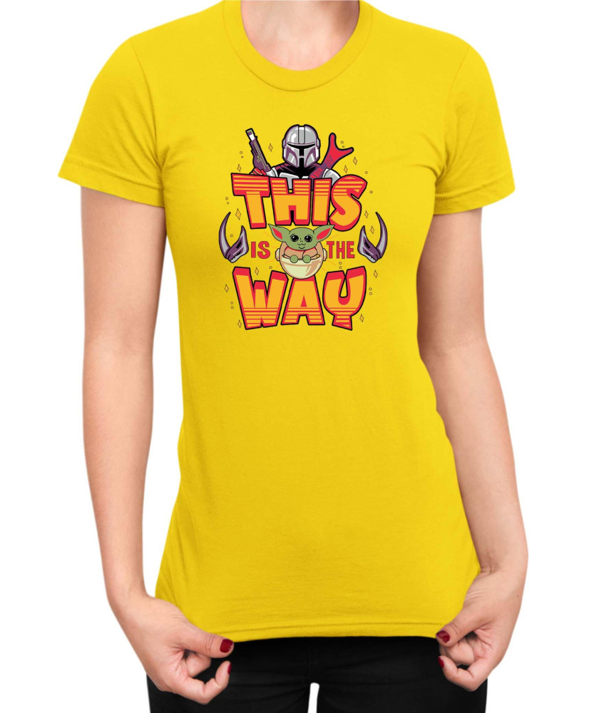 Дамска Тениска Star Wars The Mandalorian Дамска Тениска Star Wars The Mandalorian