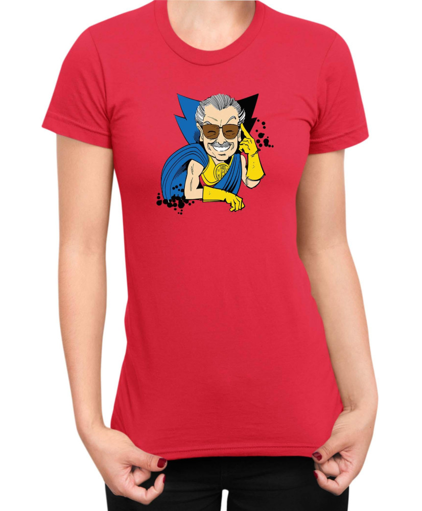 Дамска Тениска Marvel Universe Super Heroes Stan Lee Uatu Watchers