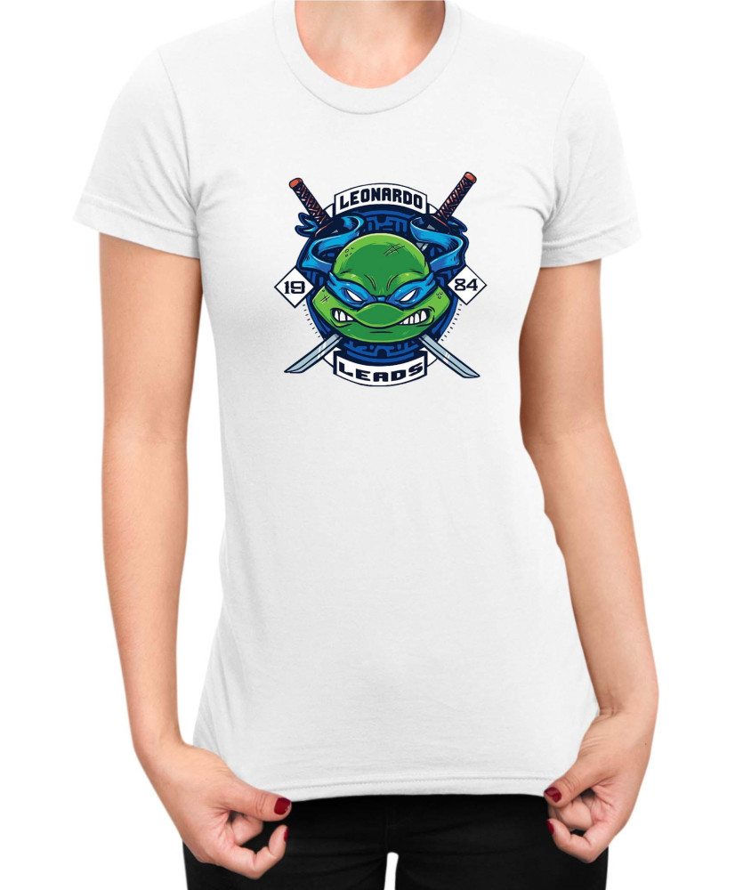 Дамска Тениска Tmnt Teenage Mutant Ninja Turtles Leonardo Leads
