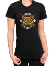 Дамска Тениска Tmnt Teenage Mutant Ninja Turtles Michelangelo Party Dude