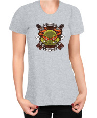 Дамска Тениска Tmnt Teenage Mutant Ninja Turtles Michelangelo Party Dude