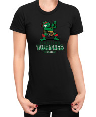 Дамска Тениска Tmnt Teenage Mutant Ninja Turtles Raphael Turtles Fighting