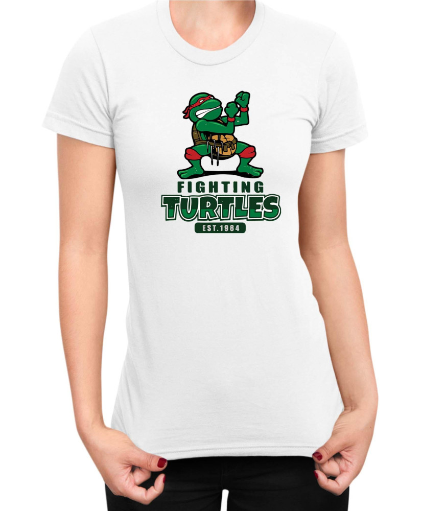 Дамска Тениска Tmnt Teenage Mutant Ninja Turtles Raphael Turtles Fighting