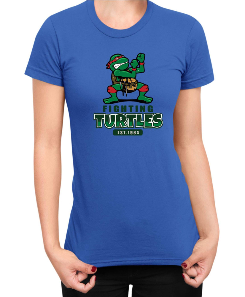 Дамска Тениска Tmnt Teenage Mutant Ninja Turtles Raphael Turtles Fighting