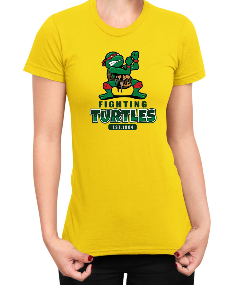 Дамска Тениска Tmnt Teenage Mutant Ninja Turtles Raphael Turtles Fighting