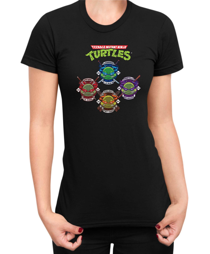 Дамска Тениска Tmnt Teenage Mutant Ninja Turtles Turtles