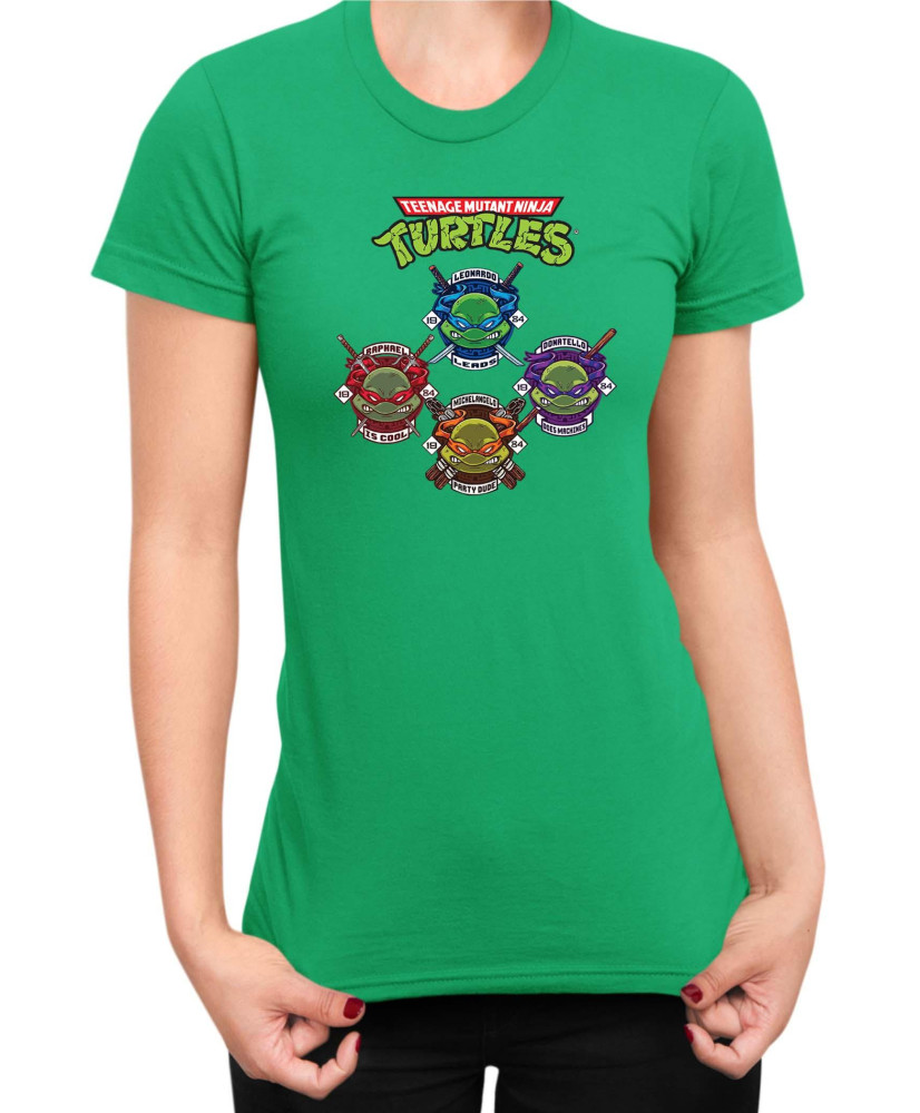 Дамска Тениска Tmnt Teenage Mutant Ninja Turtles Turtles