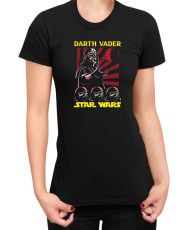 Дамска Тениска Star Wars Death Star Vader