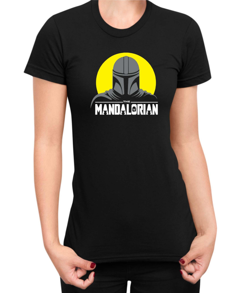 Дамска Тениска Star Wars Din Djarin Дамска Тениска Star Wars Din Djarin