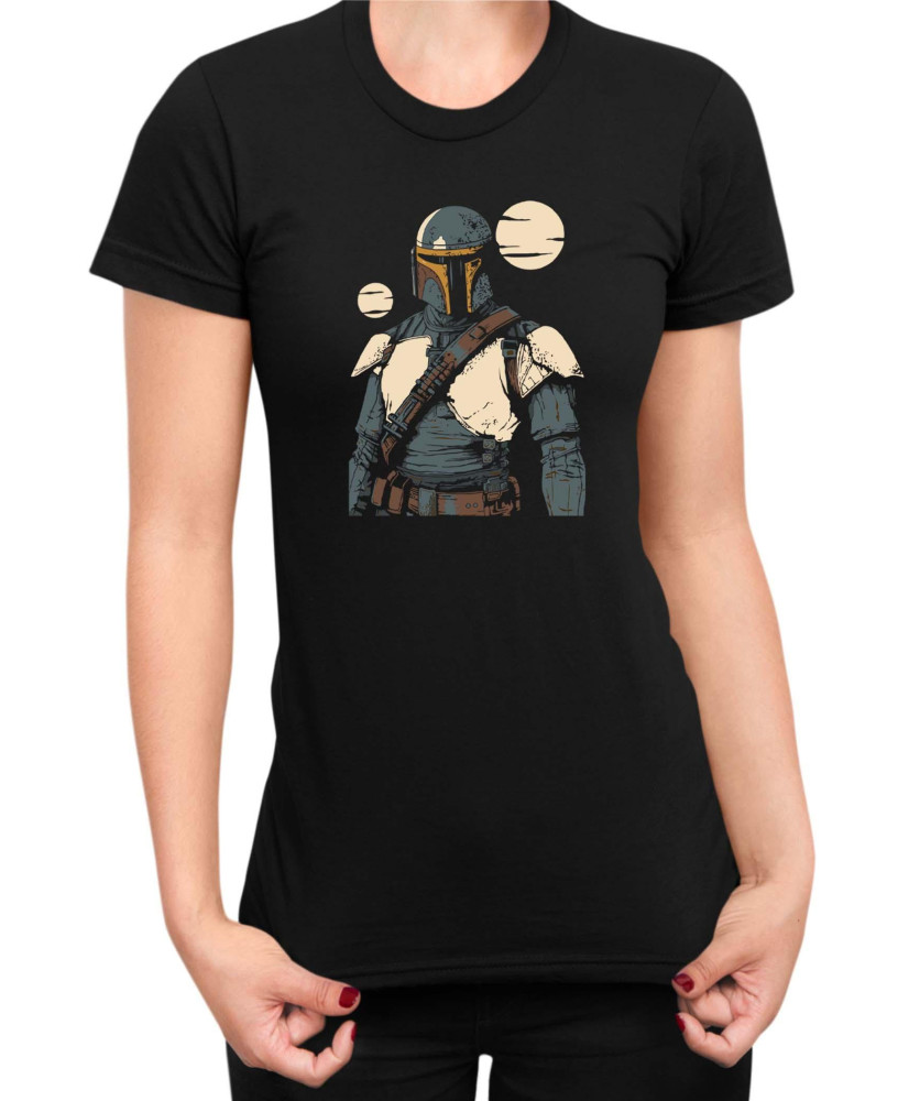 Дамска Тениска Star Wars Mando Дамска Тениска Star Wars Mando