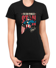 Дамска Тениска Marvel Universe Super Heroes Captain Stan Lee America