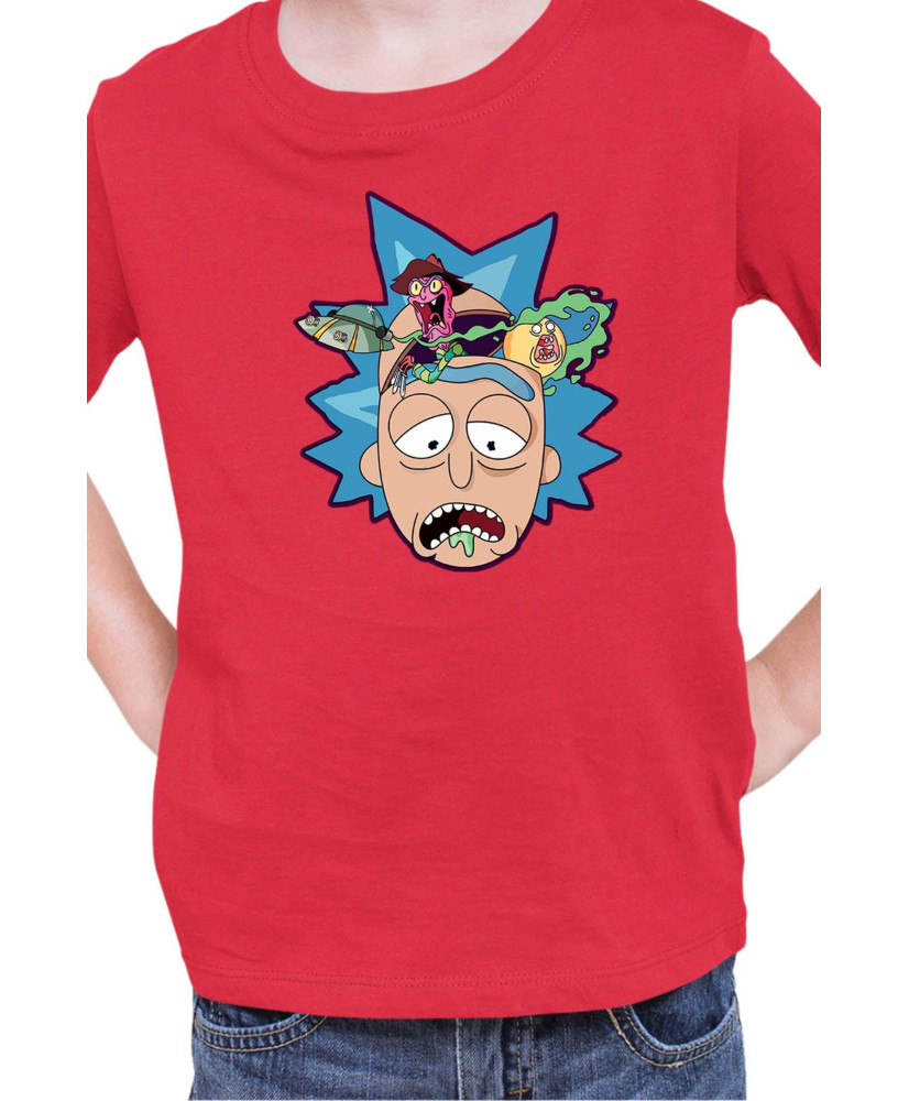 Детска Тениска Rick And Morty Freddy Krueger