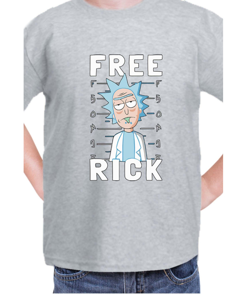 Детска Тениска Rick And Morty Free Rick Детска Тениска Rick And Morty Free Rick