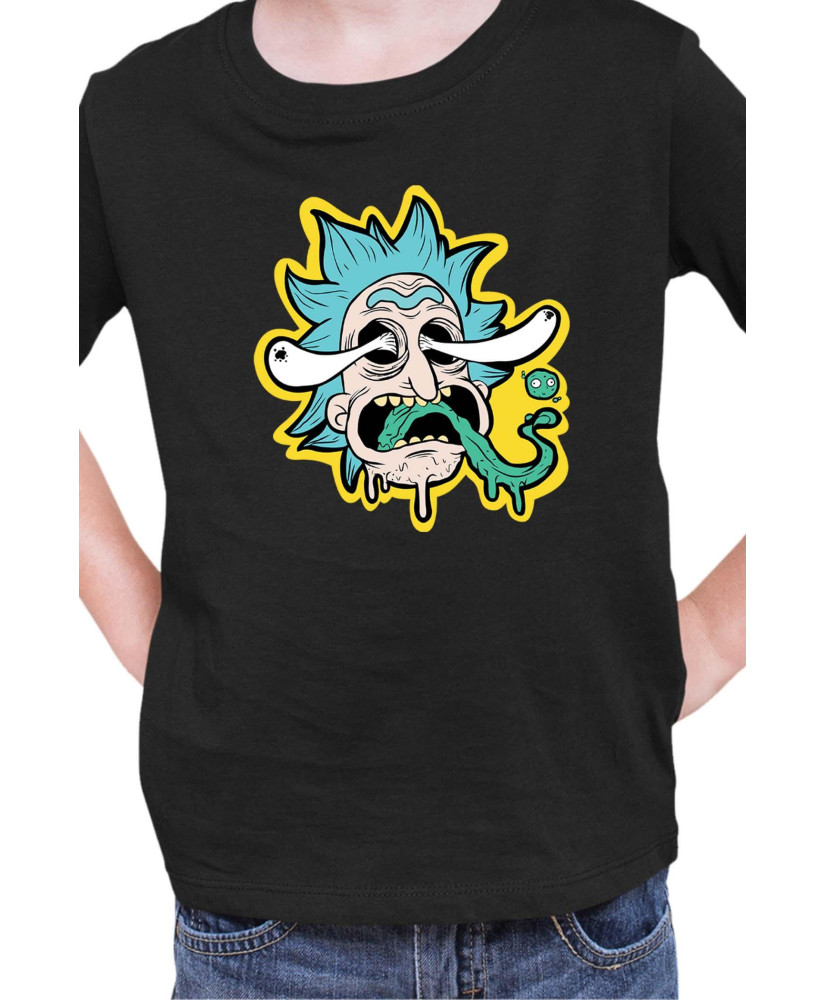 Детска Тениска Rick And Morty Panic Face