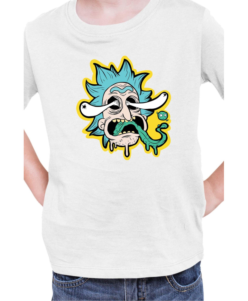 Детска Тениска Rick And Morty Panic Face