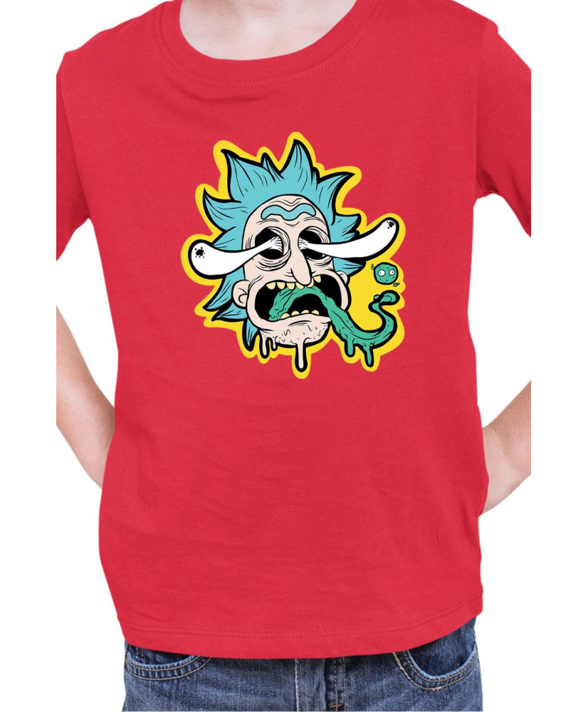 Детска Тениска Rick And Morty Panic Face