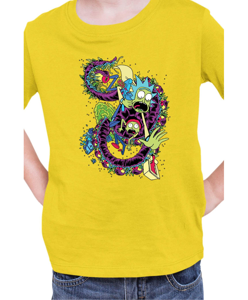 Детска Тениска Rick And Morty Psychedelic