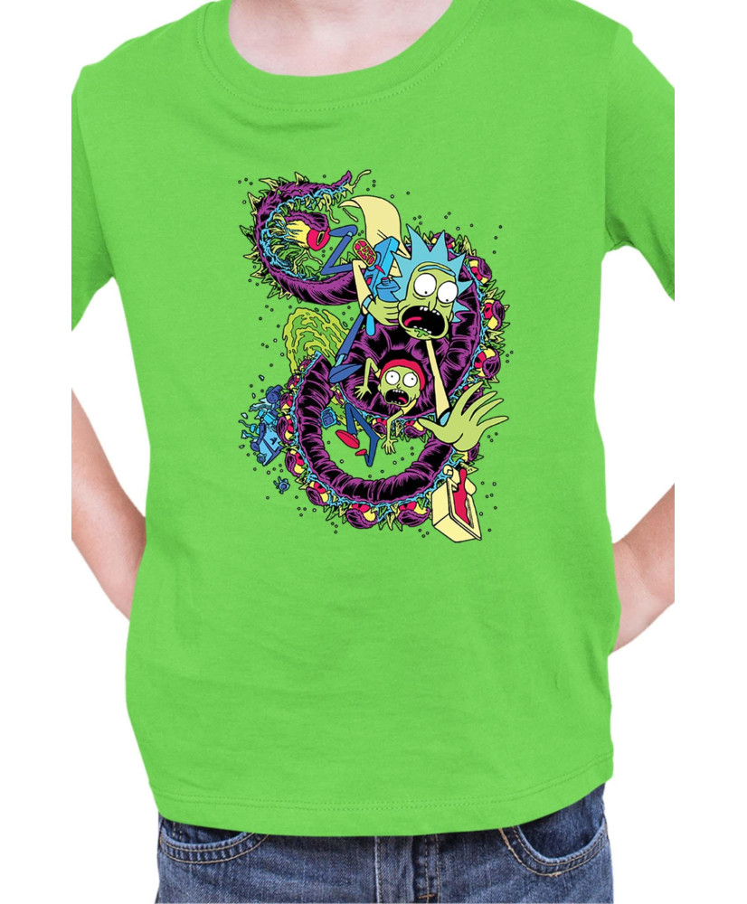 Детска Тениска Rick And Morty Psychedelic