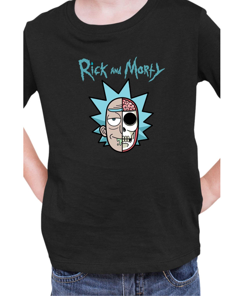 Детска Тениска Rick And Morty Skull