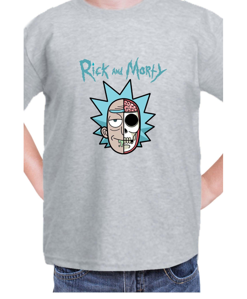 Детска Тениска Rick And Morty Skull