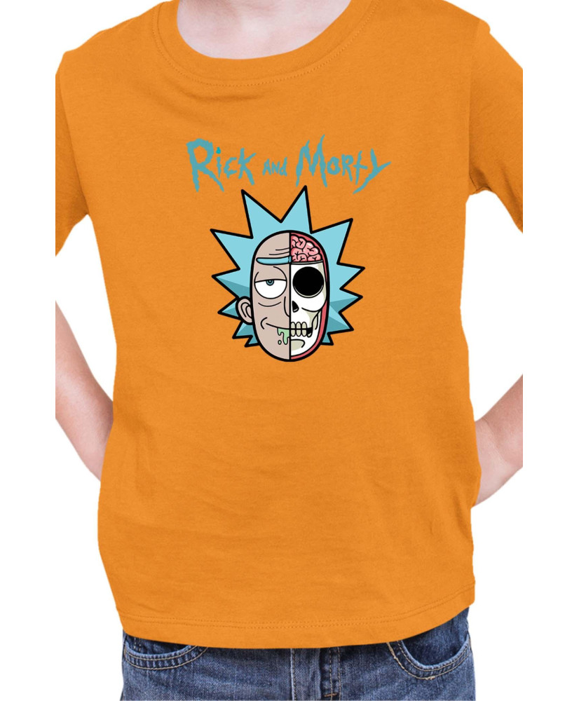 Детска Тениска Rick And Morty Skull