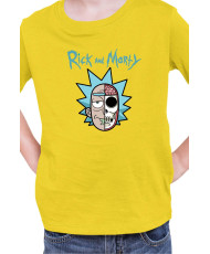 Детска Тениска Rick And Morty Skull