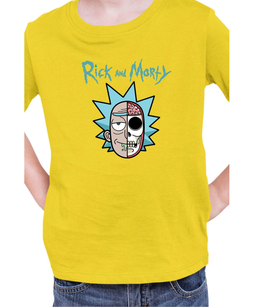 Детска Тениска Rick And Morty Skull